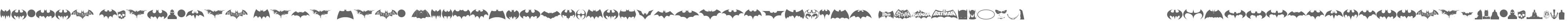 Batman Evolution Logo Font