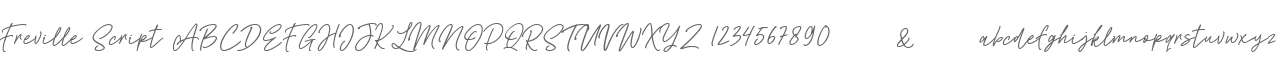 Freville Script