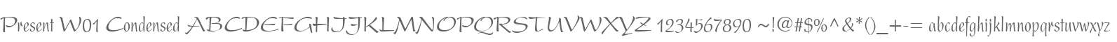Present W01 Condensed