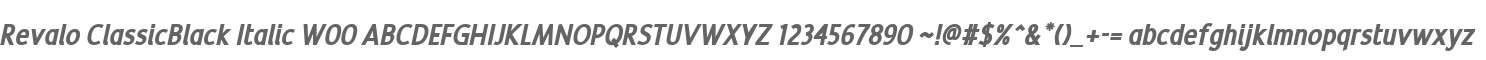 Revalo ClassicBlack Italic W00