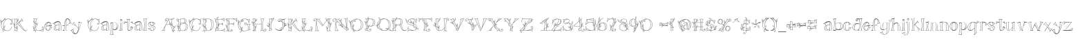 CK Leafy Capitals