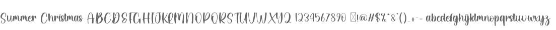 Summer Christmas