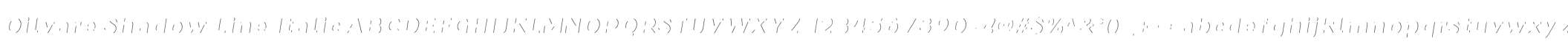 Oilvare Shadow Line Italic