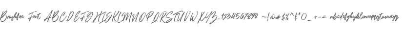 Brushfox Font