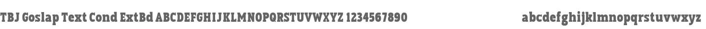 TBJ Goslap ExtBd Cond Text