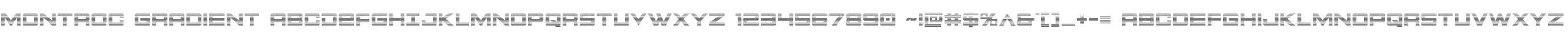 Montroc Gradient
