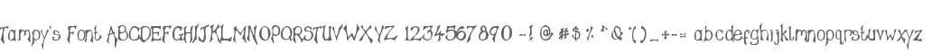 Tampy's Font