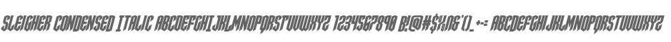 Sleigher Condensed Italic