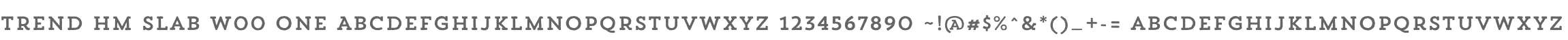 Trend HM Slab W00 One