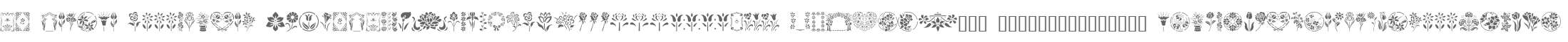 GE Floral Stencils