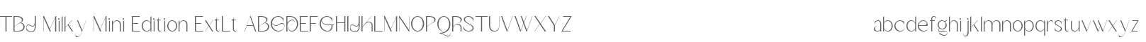 TBJ Milky ExtLt
