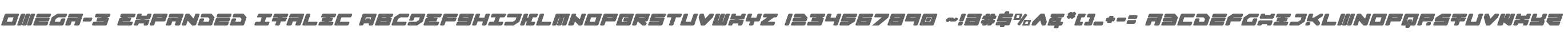 Omega-3 Expanded Italic