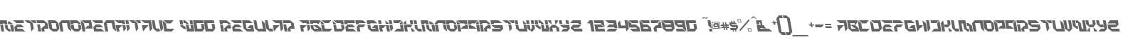 MetronOpenAItalic W00 Regular