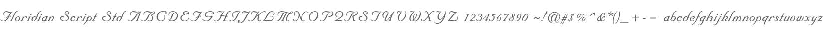 Floridian Script Std