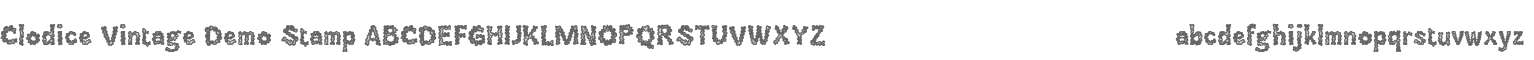 Clodice Vintage Demo Stamp