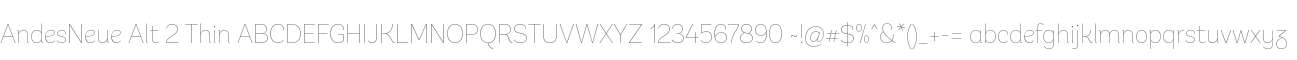 AndesNeue Alt 2 Thin