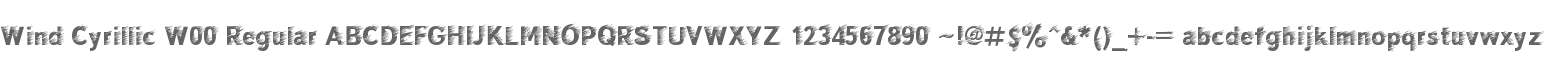 Wind Cyrillic W00 Regular