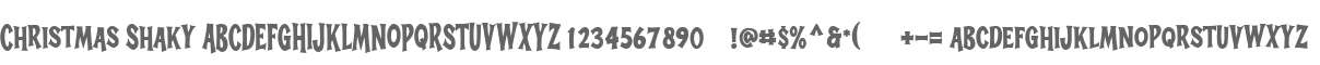 Christmas Shaky