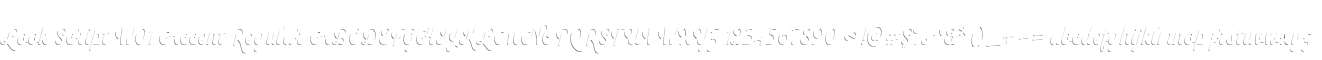 Look Script W01 Accent Regular
