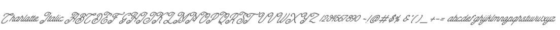 Charlotte Italic