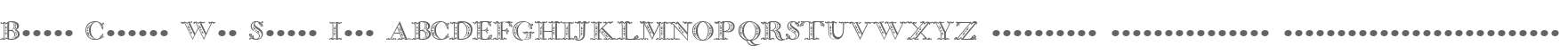Bodoni Classic W90 Shadow Init
