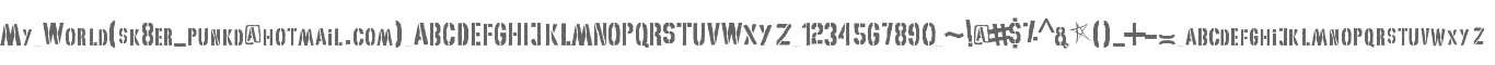 My World(sk8er_punkd@hotmail.com)