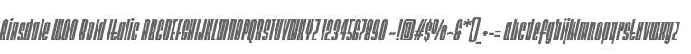 Ainsdale W00 Bold Italic