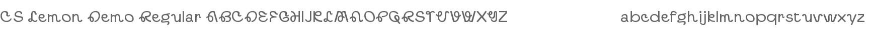 CS Lemon Demo