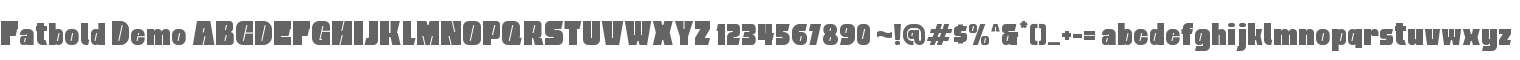 Fatbold Demo