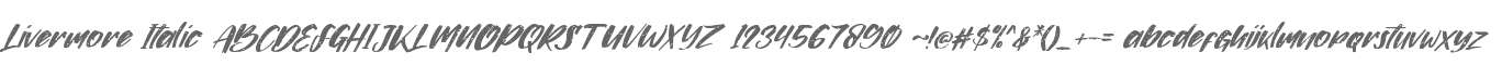 Livermore Italic