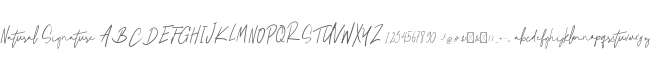 Natural Signature