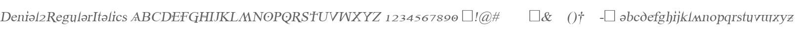 Denial2RegularItalics