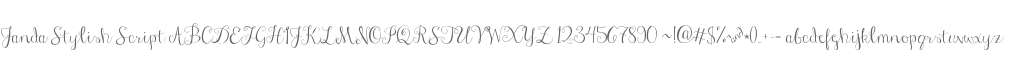 Janda Stylish Script