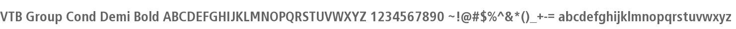 VTB Group Cond Demi Bold