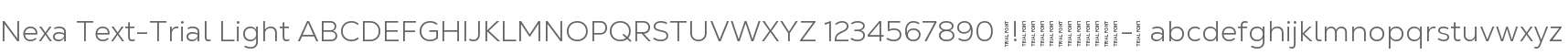 Nexa Text-Trial Light