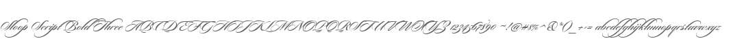 Sloop Script Bold Three