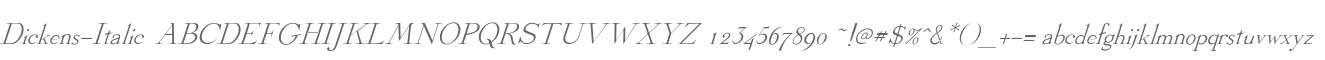 Dickens-Italic