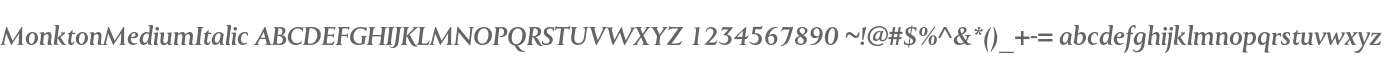 MonktonMediumItalic