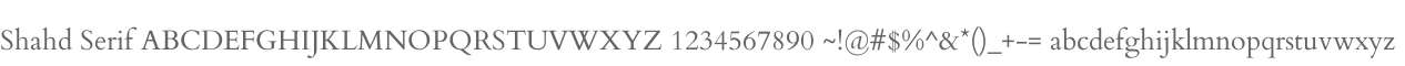 Shahd Serif