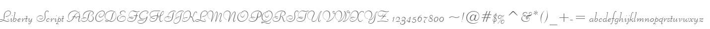 Liberty Script