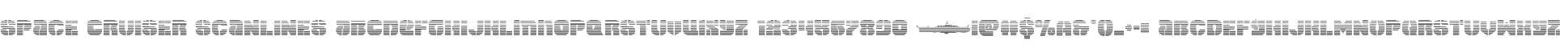 Space Cruiser Scanlines