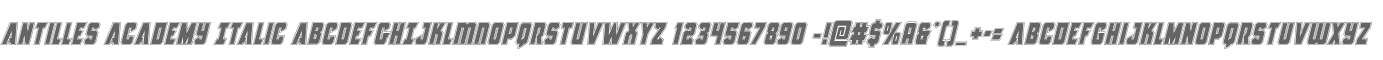Antilles Academy Italic