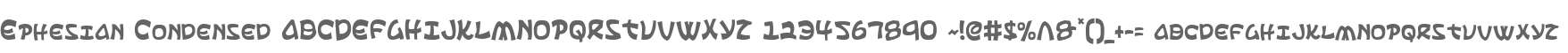 Ephesian Condensed