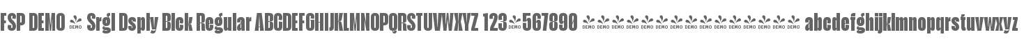 FSP DEMO - Srgl Dsply Blck