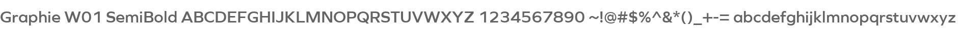 Graphie W01 SemiBold