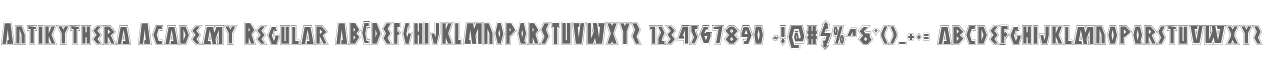 Antikythera Academy Regular