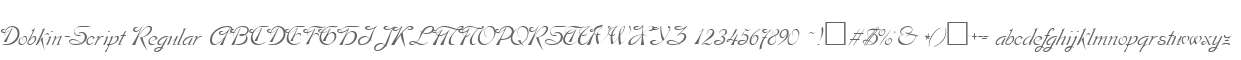 Dobkin-Script Regular