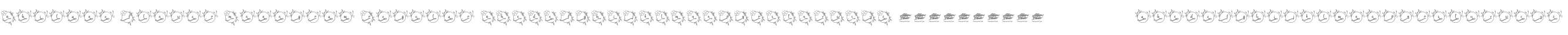 Abilane Flower Monogram Regular