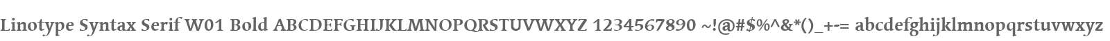 Linotype Syntax Serif W01 Bold