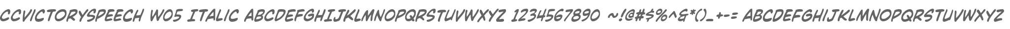 CCVictorySpeech W05 Italic